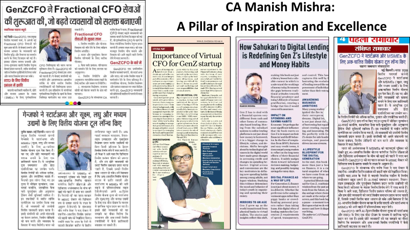 CA Manish Mishra A Pillar of Inspiration and